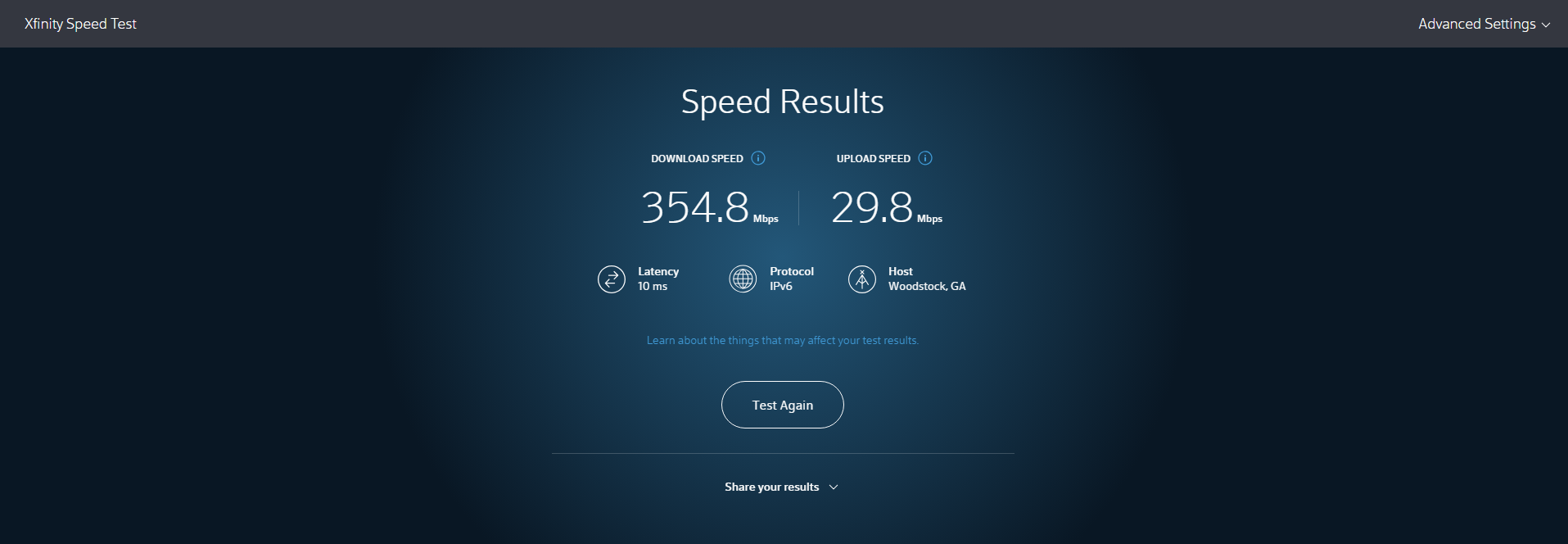 My Xfinity Internet Speed Test Buzz Uploads